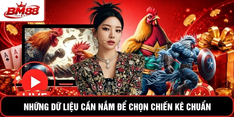 Những dữ liệu cần nắm để chọn chiến kê chuẩn
